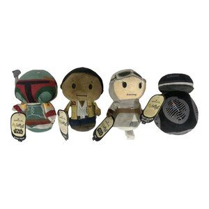 ITTY BITTY STAR WARS lot of 4 REY BOBA FETT & FIRST ORDER BB-UNIT